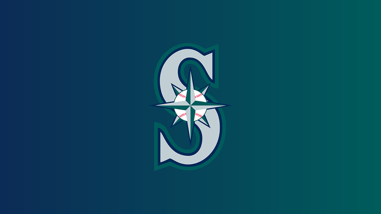 Seattle Mariners logo on gradient background