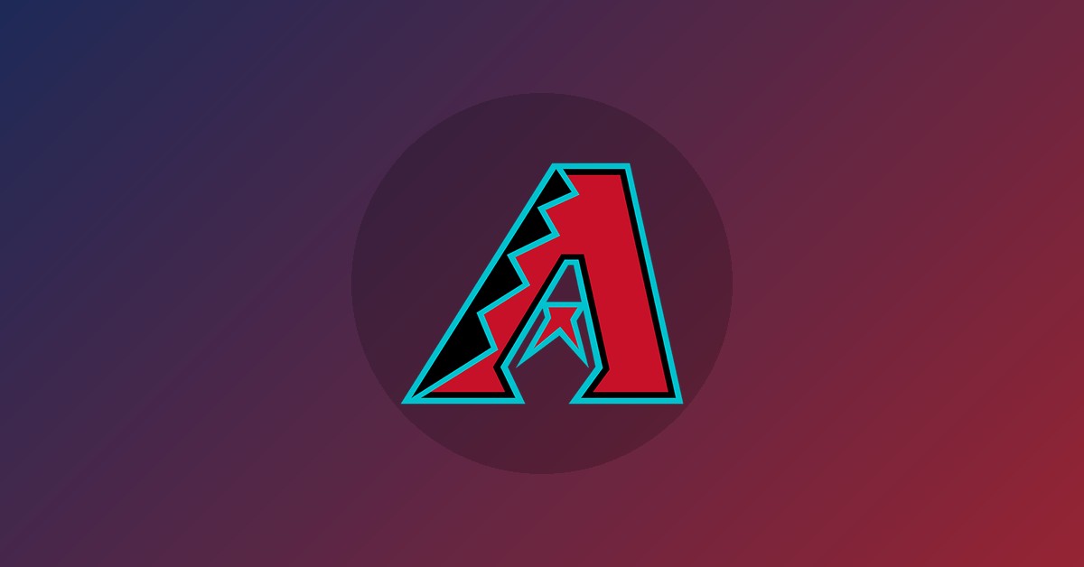 Arizona Diamondbacks logo on gradient background