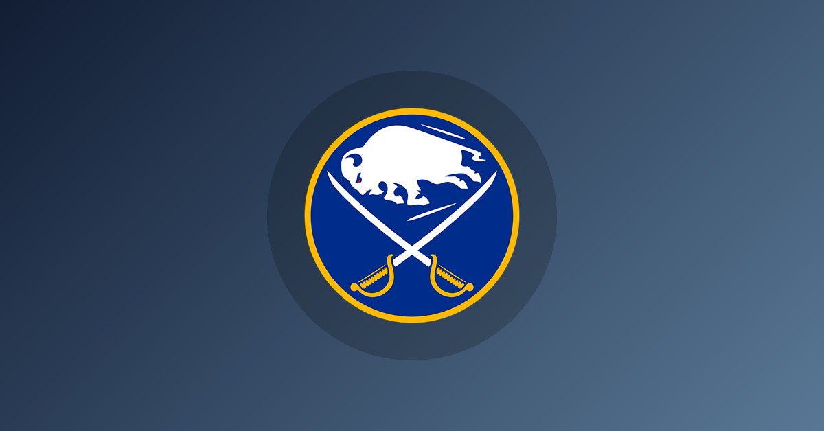 Buffalo Sabres logo on gradient background