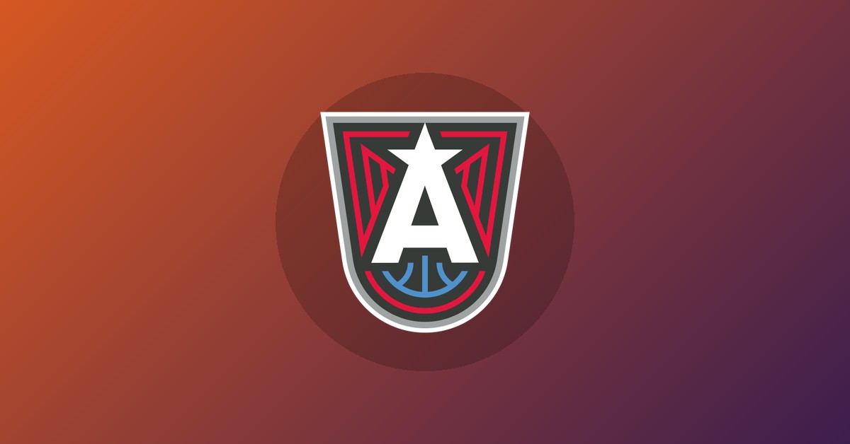 Atlanta Dream logo on gradient background