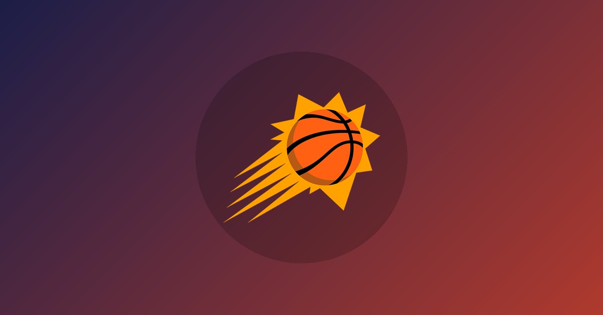 Phoenix Suns logo on gradient background