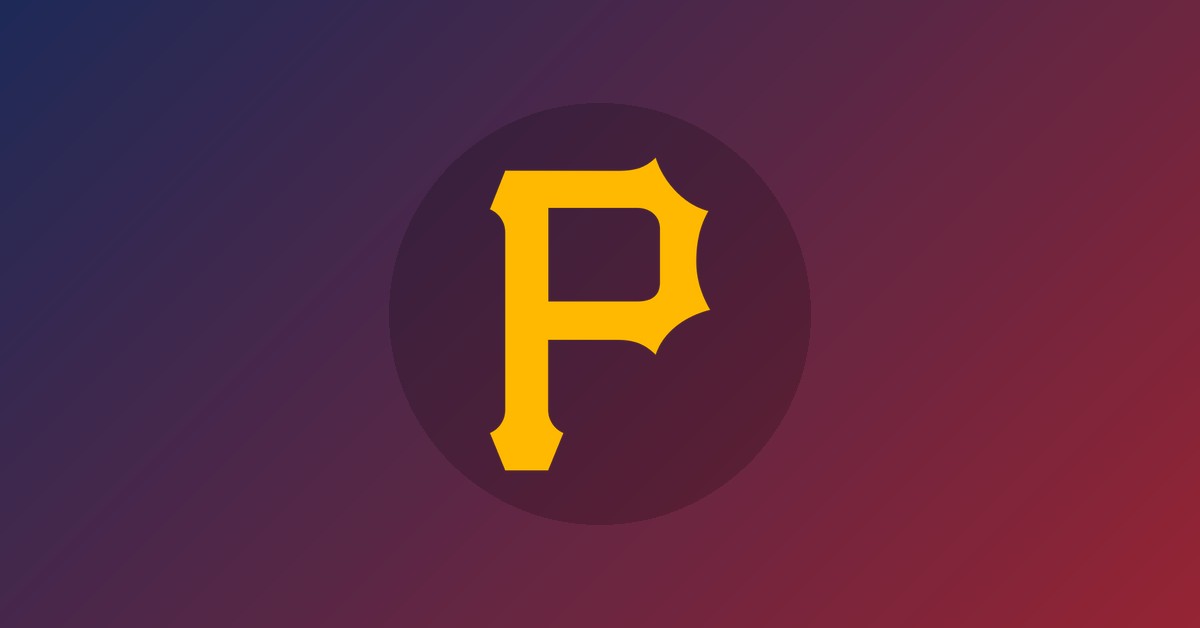 Pittsburgh Pirates logo on gradient background