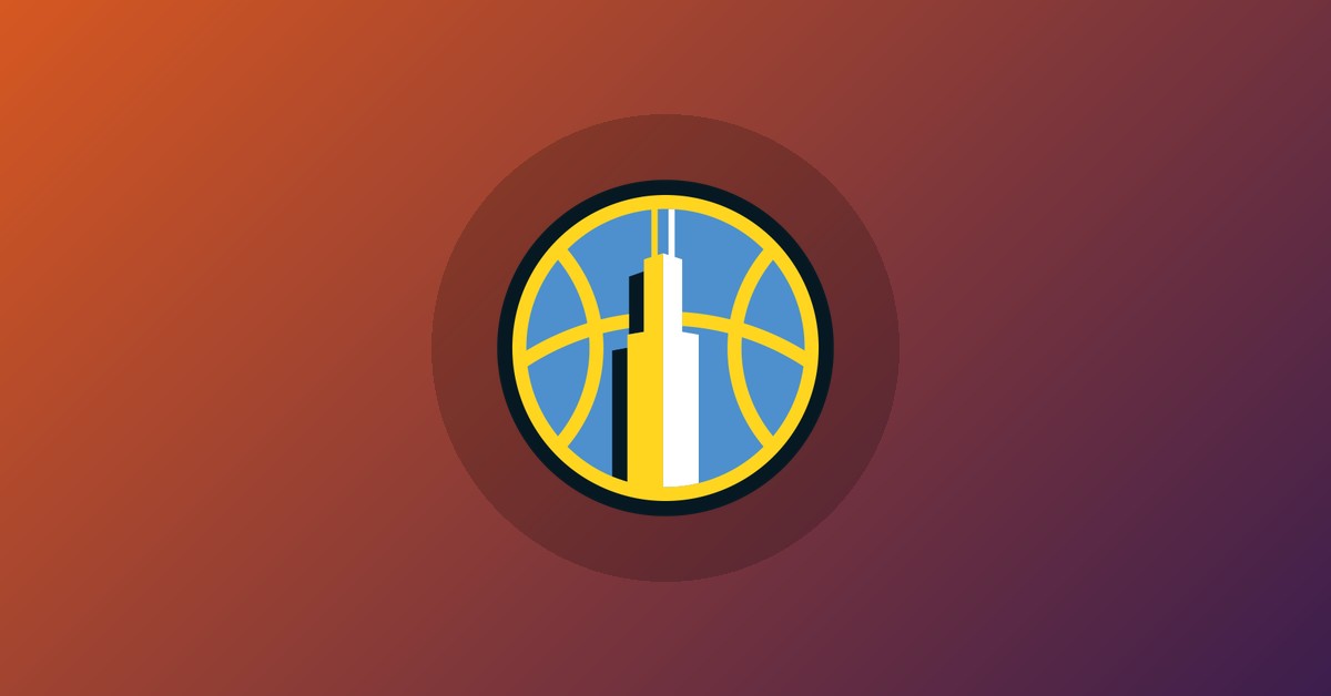 Chicago Sky logo on gradient background