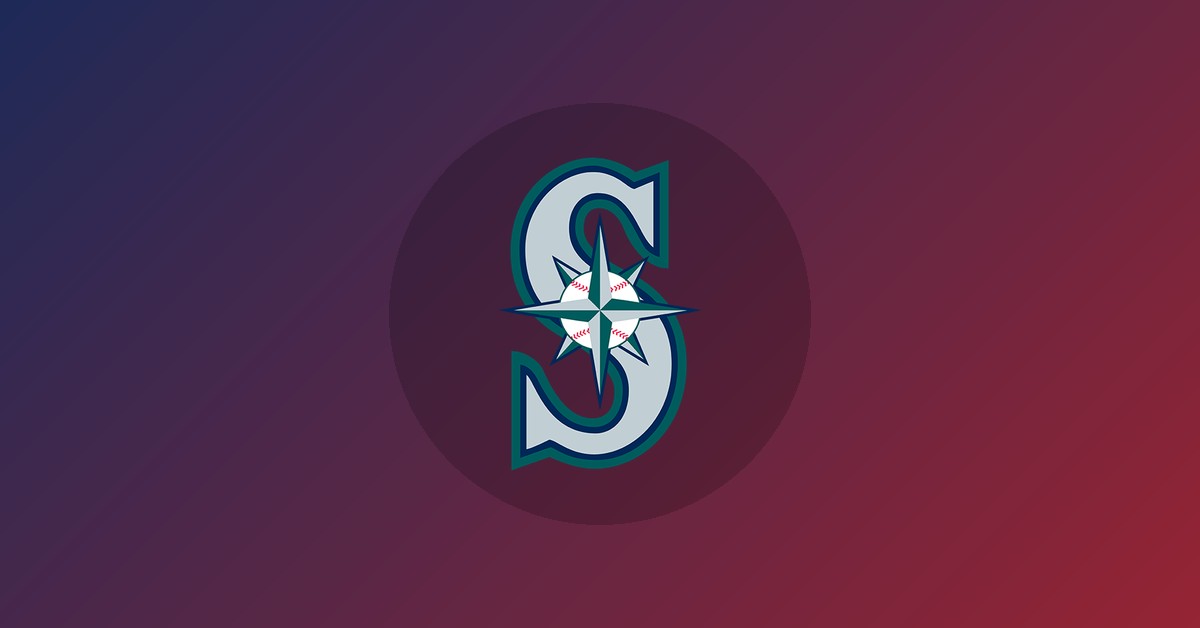 Seattle Mariners logo on gradient background
