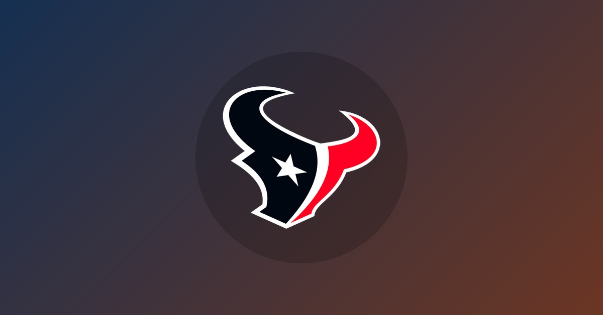 Houston Texans logo on gradient background