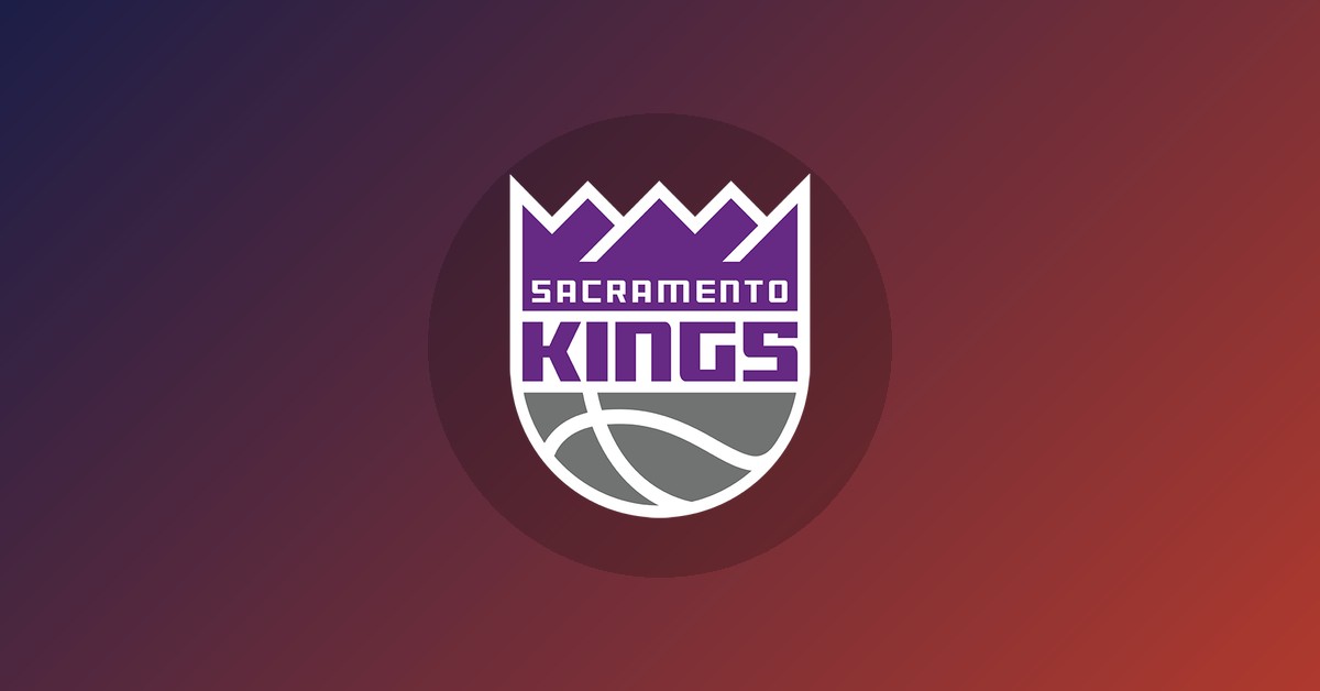 Sacramento Kings logo on gradient background
