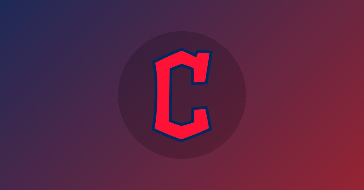 Cleveland Guardians logo on gradient background