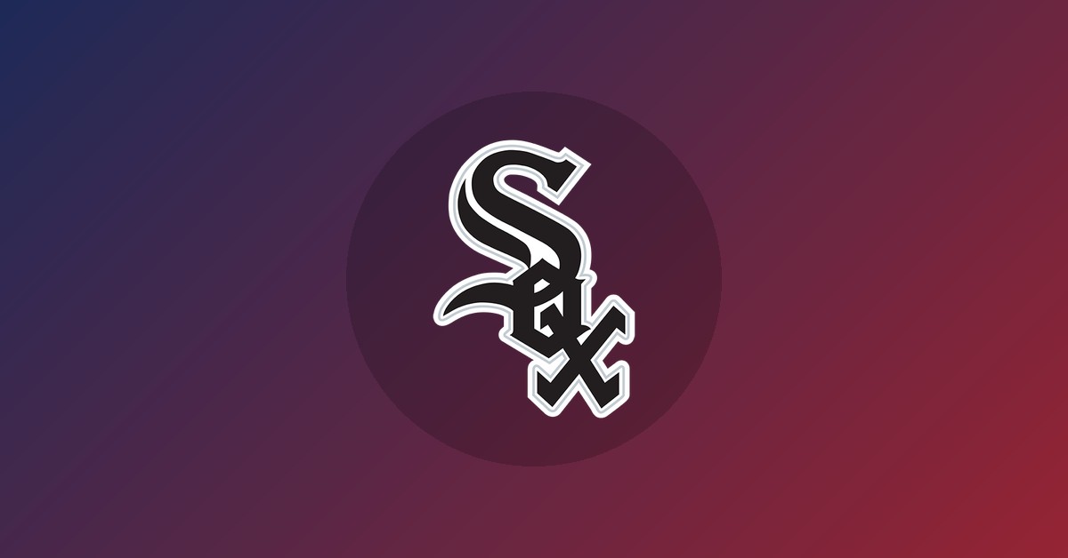 Chicago White Sox logo on gradient background