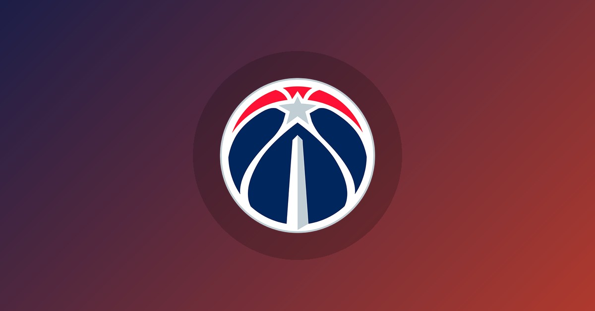 Washington Wizards logo on gradient background