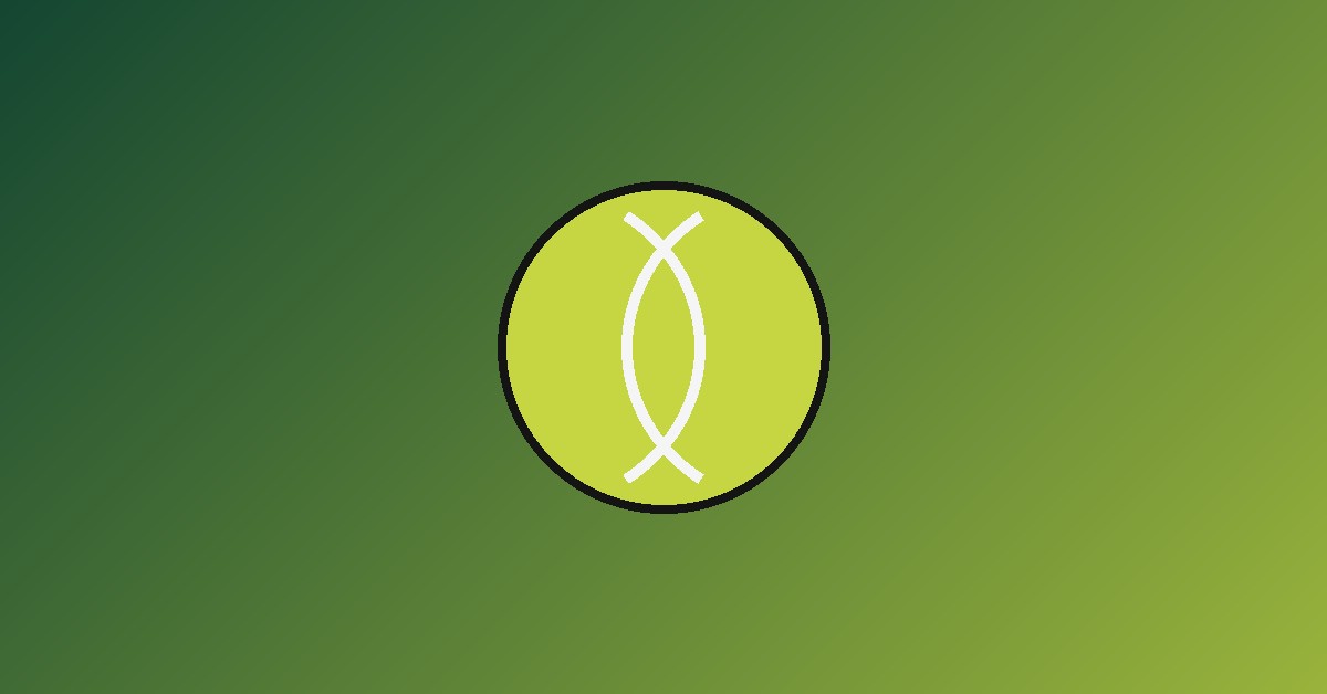 Tennis on gradient background