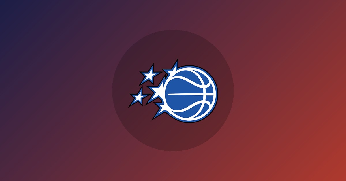 Orlando Magic logo on gradient background