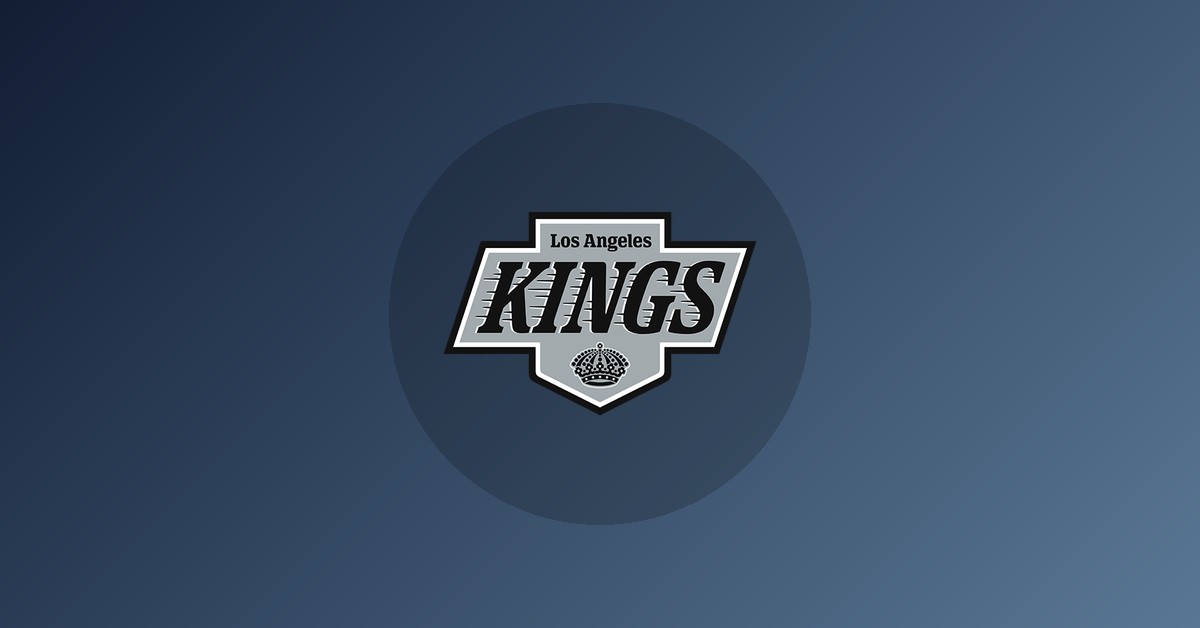 Los Angeles Kings logo on gradient background