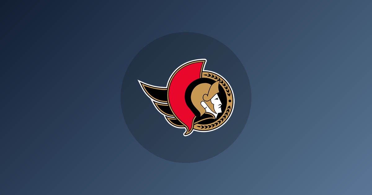 Ottawa Senators logo on gradient background
